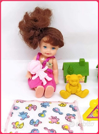 Bambola Barbie Shelly bambolina vintage gioco casa