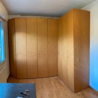 Armadio angolare legno massiccio