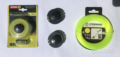 KIT RYOBI RAC118 BOBINA COPERCHIO + FILO STERWINS