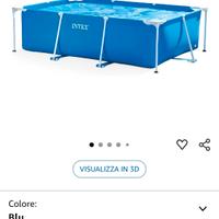 piscina fuori terra Intex 300x200x75 tutto incluso