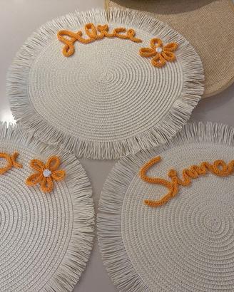 Tovagliette personalizzate Tricotin