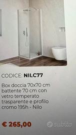 Box doccia vetro temperato