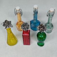 Lotto 6 ampolline in vetro da collezione anni '80