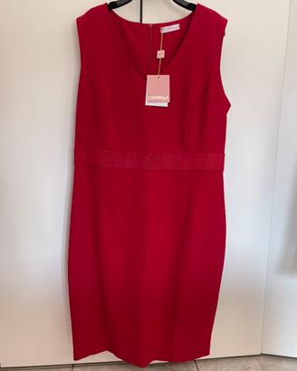 Abito donna rosso Cannella