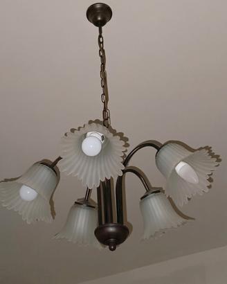 Lampadario vintage 6 luci