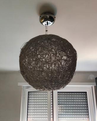 Lampadario a sfera nido sospeso 