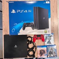 PS4 PRO - PLAY STATION 4 PRO 1 TB + 3 giochi