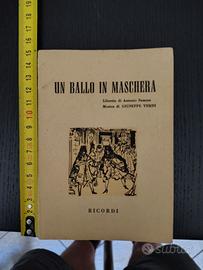 Libretto opera "Un ballo in maschera"