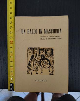 Libretto opera "Un ballo in maschera"