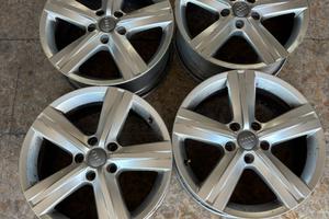 4 Cerchi in lega Audi A3 Golf originali 17" 5x112
