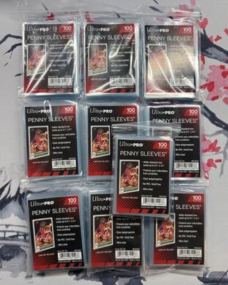 Lotto 10 x 100 di Penny Sleeves | Shield Basic