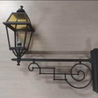 2 Lampioni alluminio pressofuso. 120x70