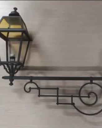 2 Lampioni alluminio pressofuso. 120x70