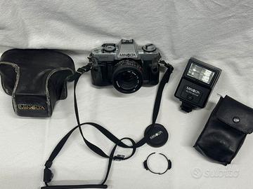 Fotocamera Reflex Minolta XG-1 Obiettivo Flash 200