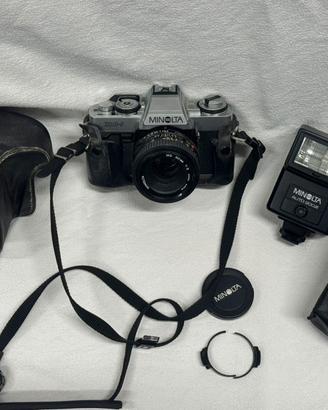 Fotocamera Reflex Minolta XG-1 Obiettivo Flash 200