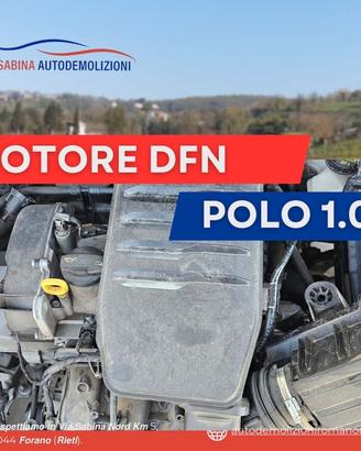 Motore DFN 1.0 benzina polo anno 2019