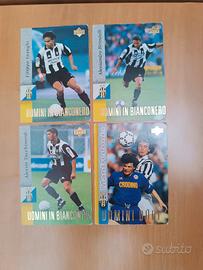 Lotto 4 Card Upper Deck Juventus 1998