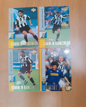 Lotto 4 Card Upper Deck Juventus 1998