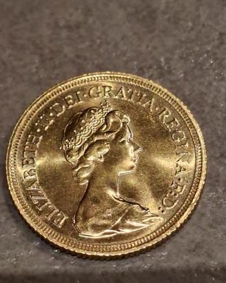 Sterlina d’Oro 1980 Elisabetta II