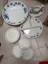 Set piatti per pesce