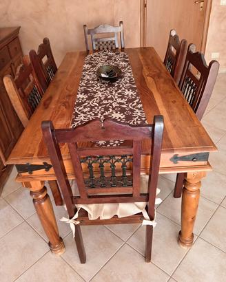 tavolo in vero legno massello 