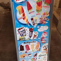 cartellone gelati vintage