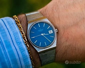 Orologio Margi carica manuale vintage acciaio