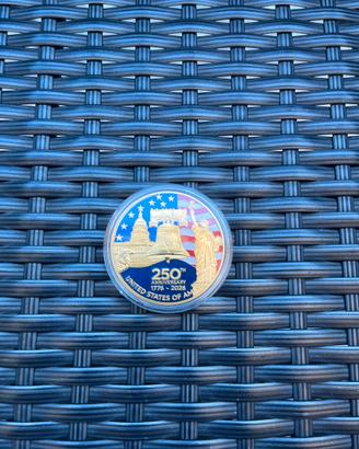 Moneta Commemorativa 250° Anniversario Stati Uniti