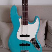 Fender Jazz Bass Player II Aquatone Blue w/bag
