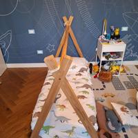 Lettino montessori 170x60 incluso di Materasso