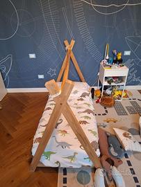 Lettino montessori 170x60 incluso di Materasso