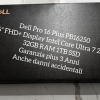 Dell Pro 16 Plus FHD+ Ultra 7 265U 1TB 32GB New