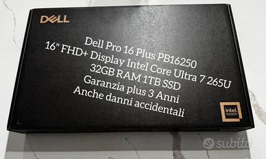 Dell Pro 16 Plus FHD+ Ultra 7 265U 1TB 32GB New