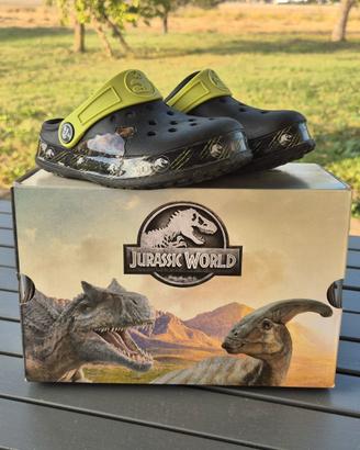 zoccoli tipo Crocs tema Jurassic World