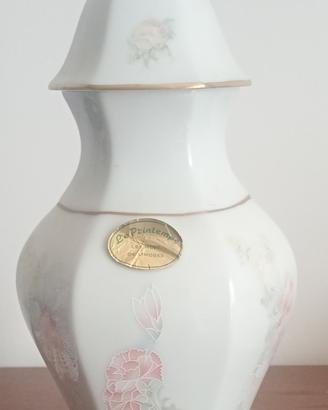 Vaso in porcellana Limoges "Le Printemps"