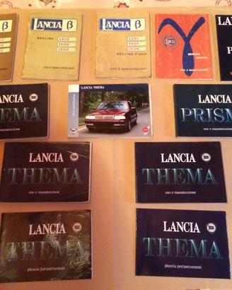 Libretti uso e manutenzione Lancia anni 70/80/90
