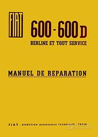 COMPENDIO FIAT 600 600D BERLINE 1962