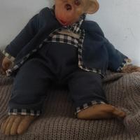 Pupazzo vintage mr Bim monkey scimmia