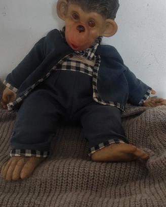 Pupazzo vintage mr Bim monkey scimmia