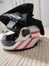 casco donna modulare per moto 