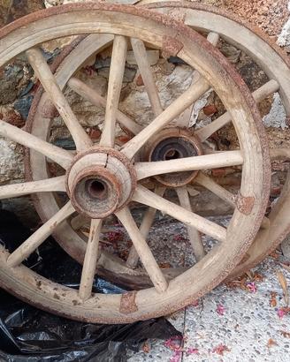 ruote in legno originali