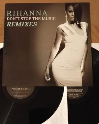 Rihanna Don't Stop The Music 2 x Vinile 12 Promo