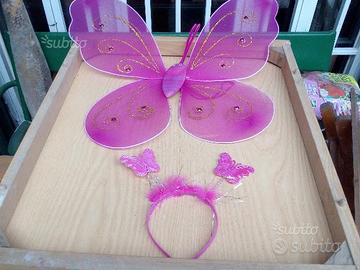 Vestito Ali di Farfalla e Cerchietto capelli