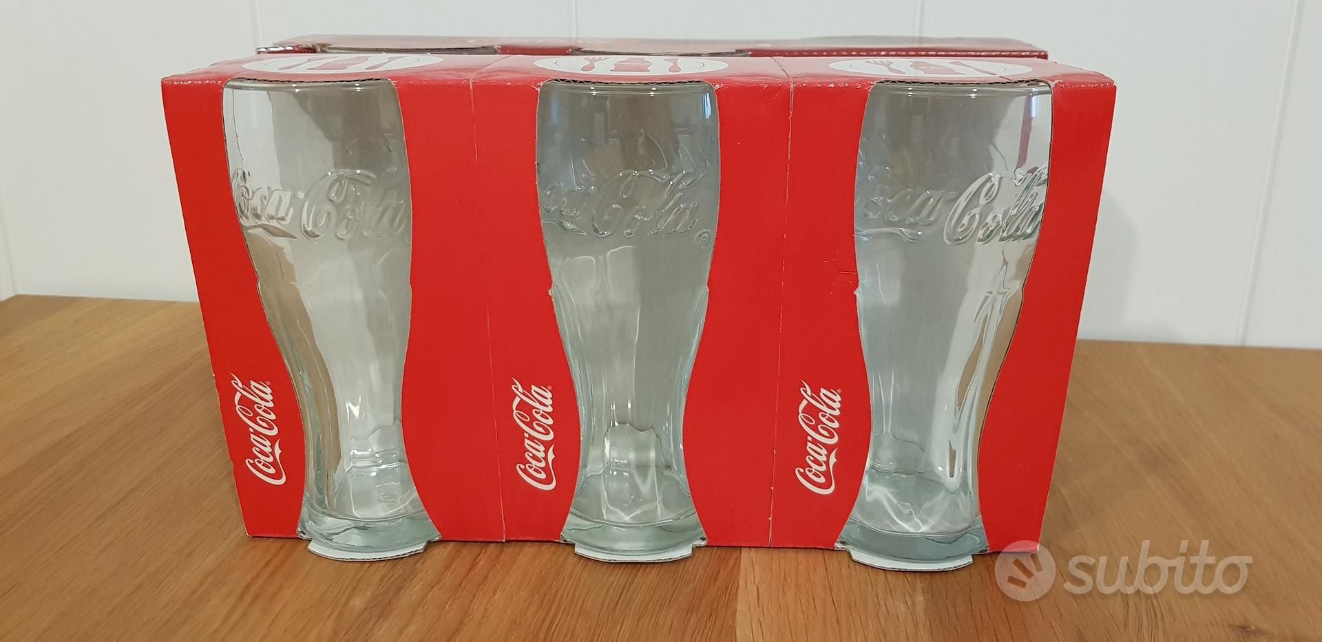 3 bicchieri Coca Cola in vetro NUOVI - Arredamento e Casalinghi In