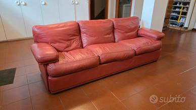 Divano FRAU in pelle 3 posti