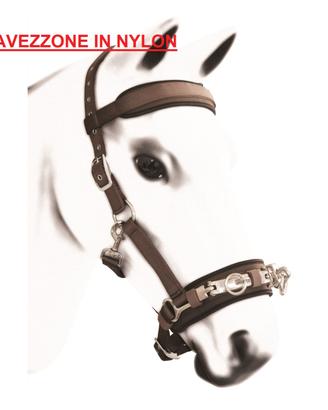 CAVEZZONE DA DOMA IN NYLON  CON FIBBIE INOX