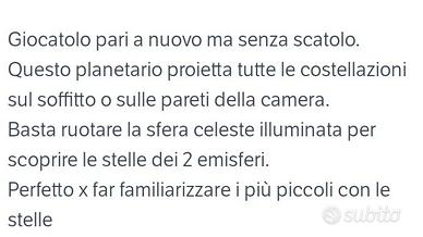 planetario Clementoni senza scatolo