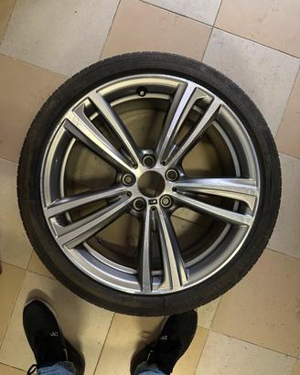 Cerchio bmw serie 3 serie 4 raggio 19 con gomma