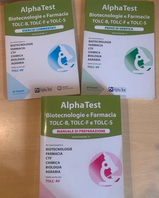 Alpha test biotecnologie e farmacie