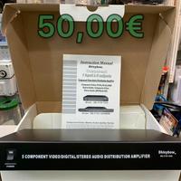 Distributore amplificato cavi component video